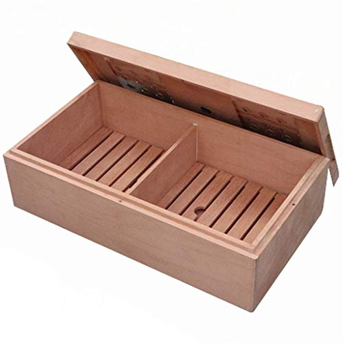 N/B España, Madera de Cedro, Caja de cigarros 120 Piezas, Puro y Seguro, sin Pintura, gabinete de cigarros, Caja de cigarros, Engrosamiento Sellado Cigarro
