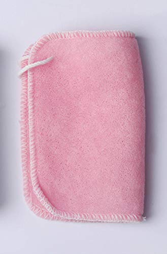 NBT Almohadilla para Lavar la Cara Toalla para los Dedos Toalla Natural Konjac Puff Limpiador de poros Facial Herramientas para el Cuidado de la Piel Facial, Almohadilla para Toallas-Rosa