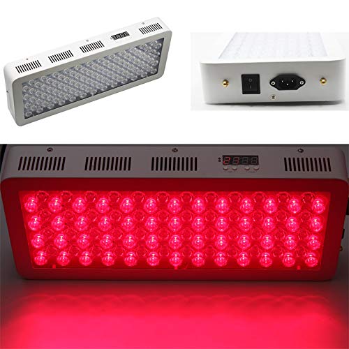 NCCTRW 300w 500w 1000w Lámpara De Terapia De Luz Roja Roja 660nm E Infrarrojo Cercano 850nm, Terapia De Luz Led De Cuerpo Completo para El Alivio De La Piel Y El Dolor,300W