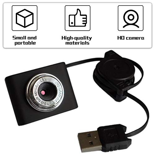 N/E 8 Millions de Pixels Mini Webcam HD Web Computer Camera Avec Microphone pour ordinateur Portable de Bureau USB Plug and Play pour Les appels vidéo