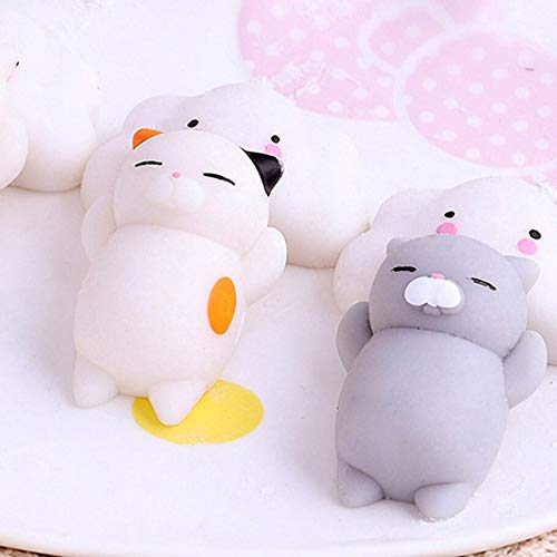 N/E Beau Dessin animé Chat Squishy jouet Anti-Stress Doux Mini Animal Presser jouet décompression guérison jouet Grand Cadeau