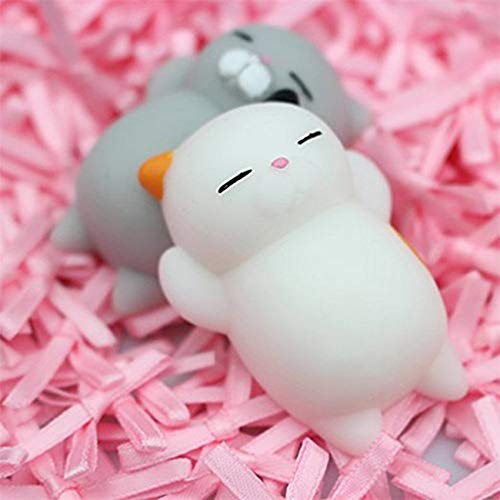 N/E Beau Dessin animé Chat Squishy jouet Anti-Stress Doux Mini Animal Presser jouet décompression guérison jouet Grand Cadeau