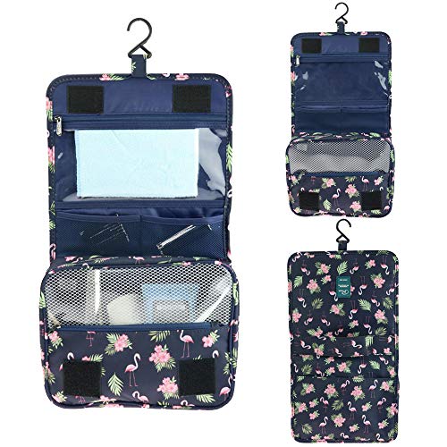 Neceser de Viaje con Gancho Colgante para Hombres y Mujeres Organizador de Bolso cosmético con manija Bolsa de Maquillaje Bolsa de diseño Lindo para Accesorios de Viaje