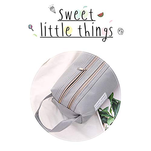 Neceser negro | Bolsa de cosméticos de viaje para mujer, organizador de maquillaje, bolsa de almacenamiento, estuche de lápices con cremallera de moda de gran capacidad, bolsa de brochas de maquillaje-B-