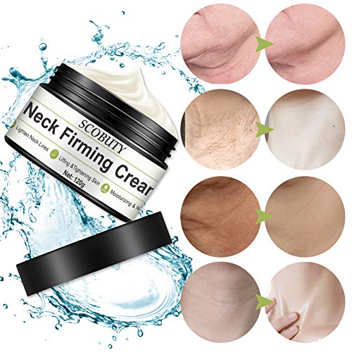 Neck Cream,Neck Firming Cream,Crema Para el Cuello,Crema Para Tensar el Cuello,Crema hidratante antiarrugas de cuello para crepes de arrugas de cuello Crepe