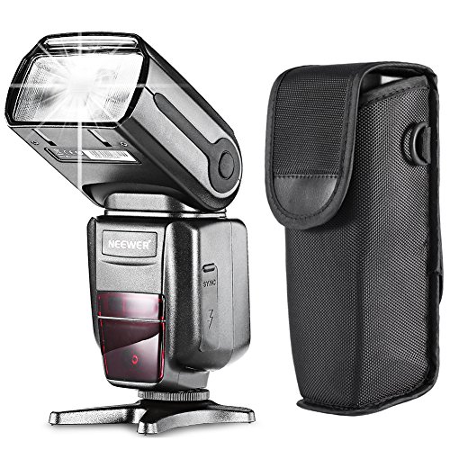 Neewer NW565EX E-TTL Flash Esclavo Speedlite para Canon 7D Mark II 5D Mark II III IV 1300D 1200D 1100D 750D 700D 650D 600D 550D 500D 100D 80D 70D 60D y otras Cámaras Canon DSLR
