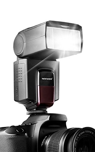 Neewer TT560 Flash Speedlite para Canon Nikon Sony Olympus Panasonic Pentax Fujifilm Sigma Minolta Leica y Otros SLR Digital SLR Digital SLR Cámaras y cámaras Digitales en un Solo Contacto Zapata