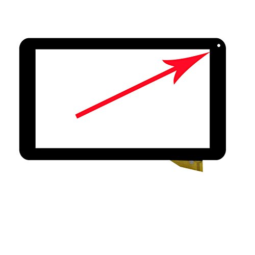 Negro Color EUTOPING ® De Nuevo 10.1 Pulgadas Pantalla tactil Digital La sustitución de para 10.1" Kaos Speed Tablet 10.1 Quad