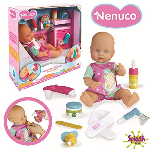 Nenuco Dolor de Garganta - Muñeca bebé, para niños y niñas a partir de 3 años (Famosa 700015152)