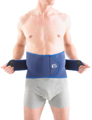 Neo G - Faja lumbar, calidad de grado médico, alivia los espasmos musculares, esguinces, distensiones, inestabilidad, ayuda a la espalda lesionada, artrítica, rehabilitación, tamaño Universal, Unisex