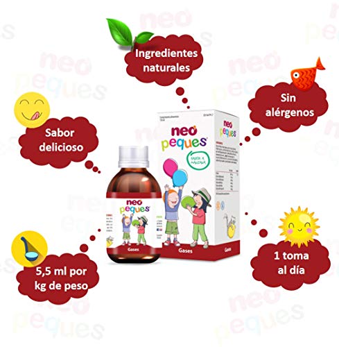 Neo Peques | Jarabe Infantil para Niños Gases | 150 ml