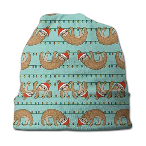 Neoqwez Gorro de algodón Unisex para bebé Lindo / niña Gorro de Punto Suave Pereza de Navidad