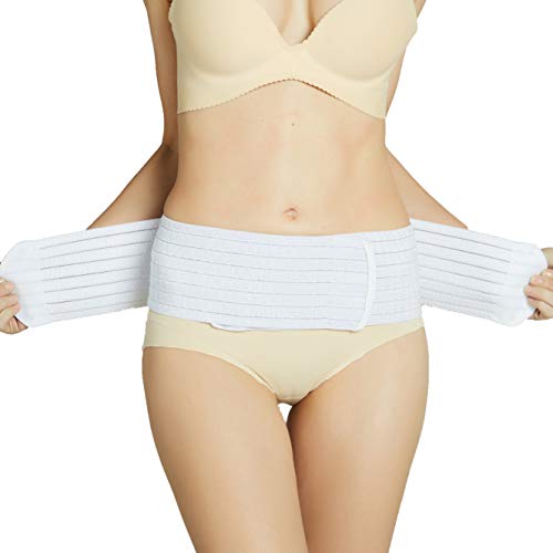 NEOtech Care - Accesorio 3 en 1, Faja de Maternidad, Faja posparto y cinturón pélvico - Material Transpirable - Beige - XL
