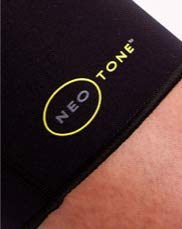 Neotone - Pantalones Cortos de Neopreno para Gimnasio, Yoga y Entrenamiento Activo Pantalones elásticos de Cintura Alta, Unisex, para Hombre y Mujer, Negro, Medium