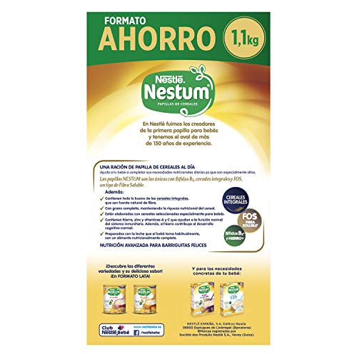 NESTLE Nestum Expert 8 Cereales con Galleta 1100 g