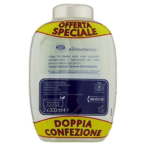 Neutro Roberts Jabón Líquido carga bis antibacteriana – 600 ml