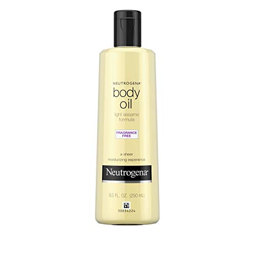 Neutrogena Body Oil, Light Sesame Formula, Fragrance Free, 8.5 Ounce by Neutrogena