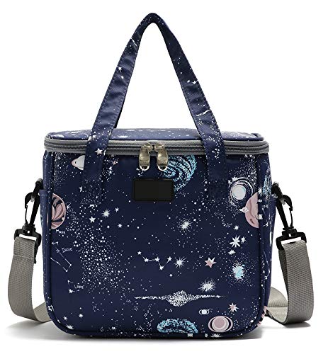 Nevera portátil de 10 l, bolsa para el almuerzo, bolsa para guardar comida, multifuncional, pequeña bolsa de picnic, bolsa de playa, bolsa térmica de abertura completa, 201811280141, Azul 9L