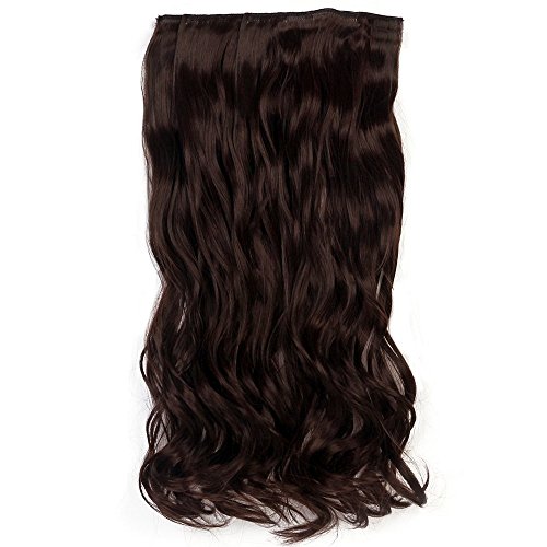 Neverland Beauty 22" (55 cm) extensiones de cabello cabeza completa clip en extensiones de pelo 7 piezas Ondulado with 16 clips #33