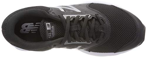 New Balance 411, Zapatillas de Running para Mujer, Negro (Black/White), 38 EU