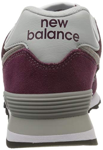 New Balance Hombre 574v2-core Trainers Zapatillas, Rojo (Burgundy), 42.5 EU