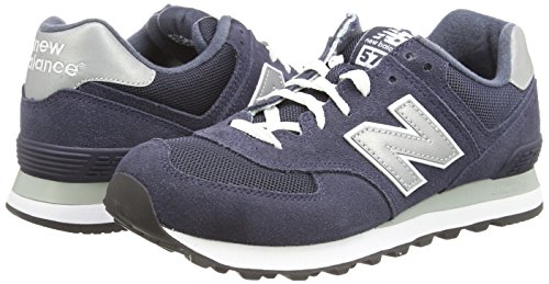 New Balance ML574, Zapatillas Hombre, Azul (Navy/Grey), 37.5 EU