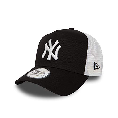New Era ERA Clean Trucker 2 Gorra, Unisex Adulto, Negro/Blanco, Talla Única