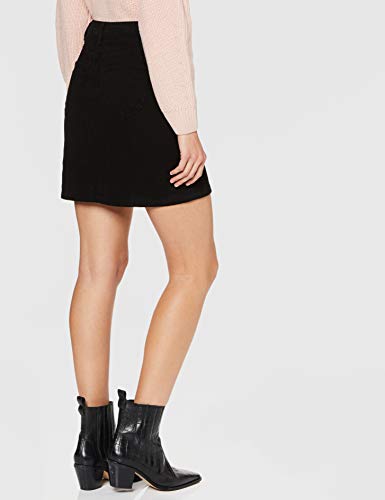 New Look Twix MOM Skirt Falda, Negro (Black 1), 42 para Mujer