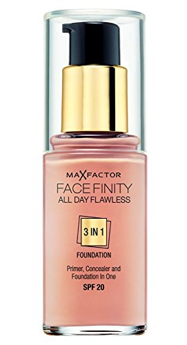 New Max Factor Facefinity All Day Flawless 3 In 1 Foundation Spf20 55 Beige 30ml by Max Factor