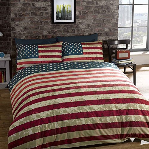 New York Funda de edredón tamaño King, más 2 Fundas de Almohada a Juego con Motivo de la Ciudad de Nueva York