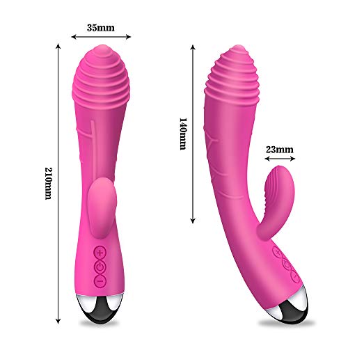 Newdy Vǐbrǎdǒr Mujér con Calefacción Inteligente, Cônșộlạdôr Portátil Silicona con 10 Modos, Juguétés Séxáles para Parejạs Pǔntǒ G y Clítǒrǐs Récargable USB Magnético