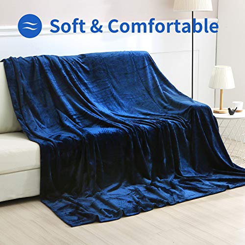 NEWSHONE Mantas de vellón de Franela Tamaño de Manta Tamaño de Viaje Manta Suave y cálida Sábanas cálidas para sofá Sofá Manta de Microfibra Multiuso para Todas Las Estaciones