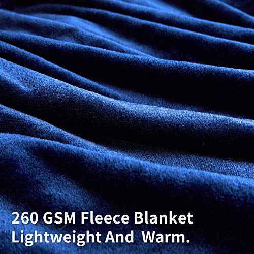 NEWSHONE Mantas de vellón de Franela Tamaño de Manta Tamaño de Viaje Manta Suave y cálida Sábanas cálidas para sofá Sofá Manta de Microfibra Multiuso para Todas Las Estaciones