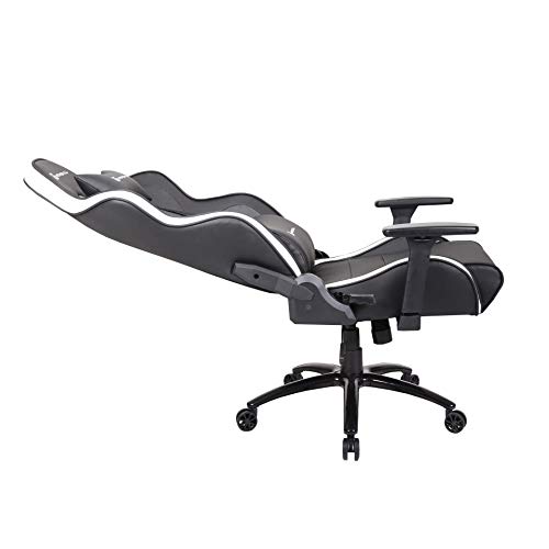 Newskill Kaidan - Silla gaming profesional reforzada con estructura de metal (respaldo con mecanismo de mariposa reclinable en 180 grados, reposabrazos 3D) - Color Negro