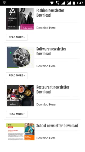 Newsletter Office Templates