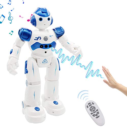 Control de Sonido como Regalo para Niños de 8 9 10 RC Robot Inteligente Recargable Apto para Cantar Bailar y Jugar Rojo Robot Juguete de Control Remoto