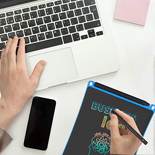 NEWYES Tableta de Escritura LCD a Color, Pizarra Digital, Tablet para Dibujar para Niños 8.5 Pulgadas (Azul)