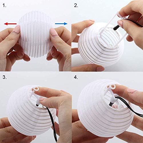 NEXVIN Guirnaldas Luces Farolillos Solares Exterior, 8M 30 LED Cadena de Luces Impermeable para Decoración Jardines Terraza Patio (Blanco Cálido)