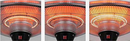 NFJ Radiador,Termoventilador Portátil,Tower Calefactor Infrarrojo para Exteriores,Calefactor De Exterior Eléctrico con 3 Ajustes De Calor, Montaje En Pared O sobre Soporte hasta,C