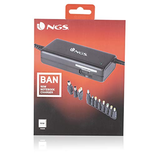 NGS Cargador Universal Manual para Ordenadores portátiles 90W con 11 Salidas Ban