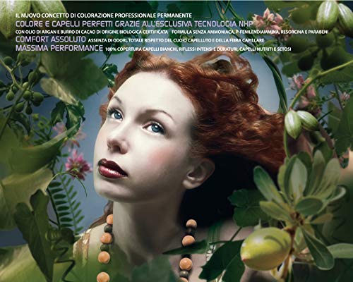 NHP Permanent Color Cream. 5,89 café molido con aceite de argán manteca de cacao. Ingredientes orgánicos certificados 100 ml