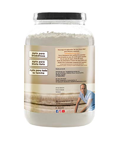 NI UNA DIETA MÁS - proteína whey isolate (deliciosa vainilla) 0 azúcar, 0 Lactosa, fácil de mezclar