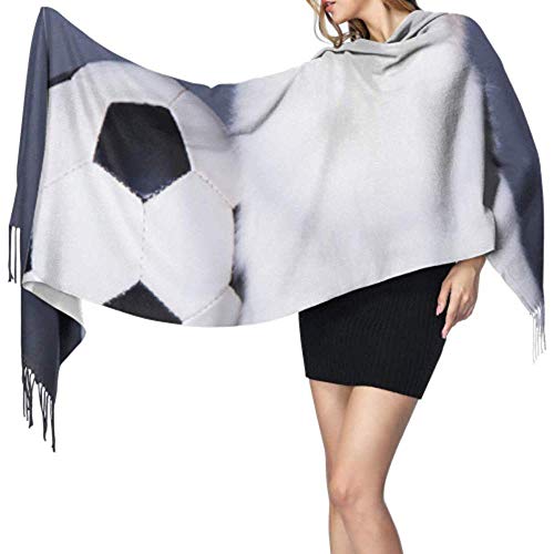 Nice-Guy Cute Cag Play Soccer Sport Bufanda barata Bufandas grandes para mujeres Mujeres 77x27 pulgadas