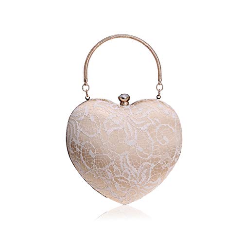 NICOLE & DORIS Bolso de Noche para Mujer Bolsos de Fiesta Clutch Fiesta Bolso de Mano Exquisito Bolsos Boda Bolso de Cadena