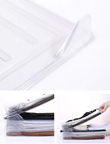 Nifogo Organizador de Camisetas, Organizador de Armario,Camiseta Carpeta Sistema Antiarruga,tamaño Normal Blanco (40PCS)