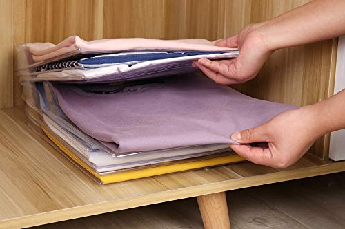 Nifogo Organizador de Camisetas,Camiseta Carpeta - Antihumedad y Antiarrugas,Tamaño Normal(40-Pack)