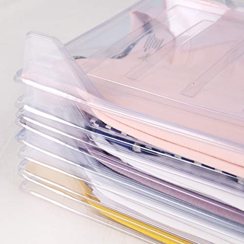 Nifogo separador camisetas armario,organizador de camisetas,organizador de armario camisetas,Antihumedad y Antiarrugas,Tamaño Normal, para Cajones, armarios, maletas(30 pack)