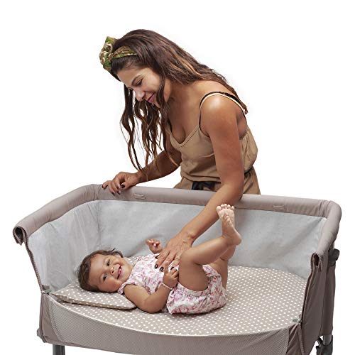 Niimo Sabanas para Next to me set 3 piezas100% algodón +1 Protector Colchon Impermeable para cuna de colecho Lullago Kinderkraft UNO Cullami Cam Jane Babyside dimensiones 50x83 (Plumas)