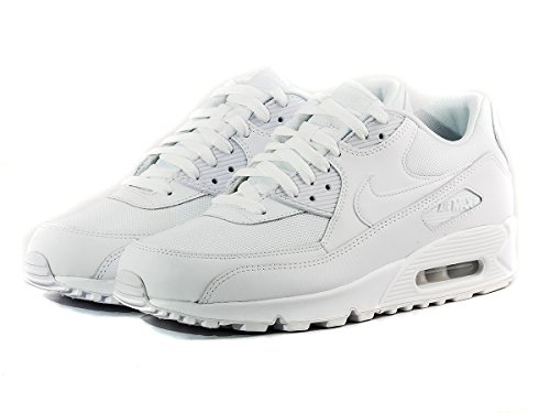 Nike Air Max 90 Essential - Zapatillas de running, Hombre, Blanco (White / White-White-White), 46