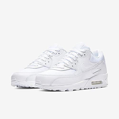 Nike Air Max 90 Essential - Zapatillas de running, Hombre, Blanco (White / White-White-White), 46